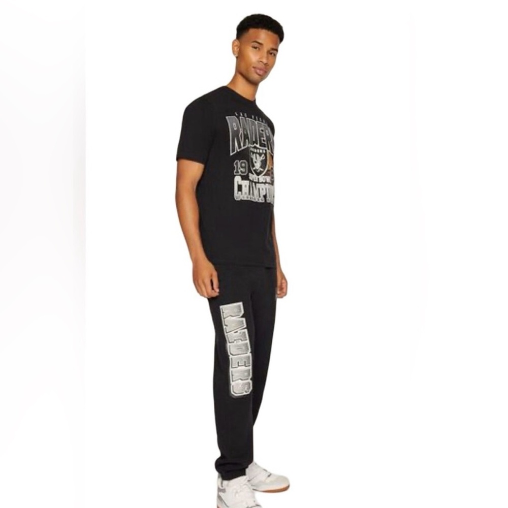 Men’s Forever 21 NFL Las Vegas Raiders Jogger Pants XXL NWT - Picture 3 of 9